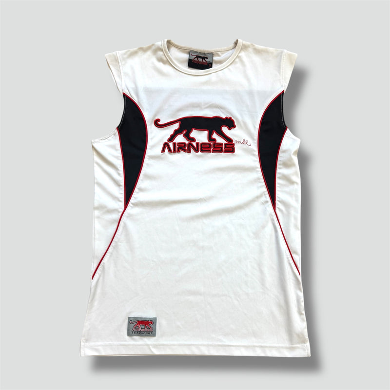 Sourced limited accessories and clothes Airness streetwear style white tank top – Secondhand Streetwear