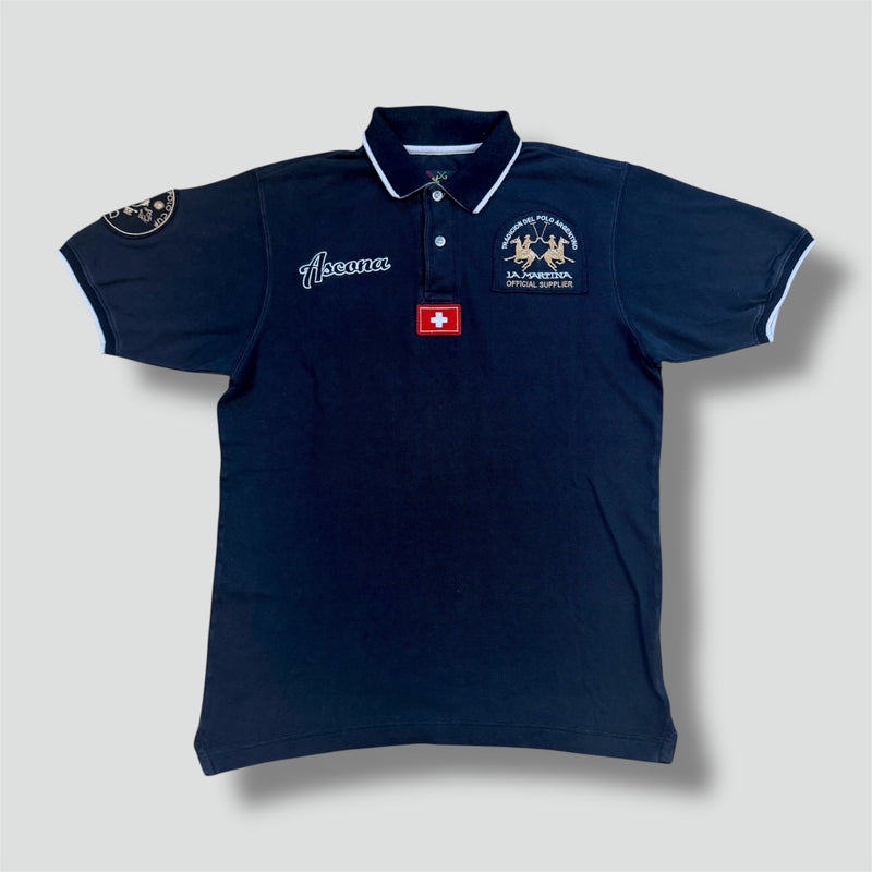 Sourced limited accessories and clothes La Martina Ascona Switzerland poloshirt – Secondhand Streetwear