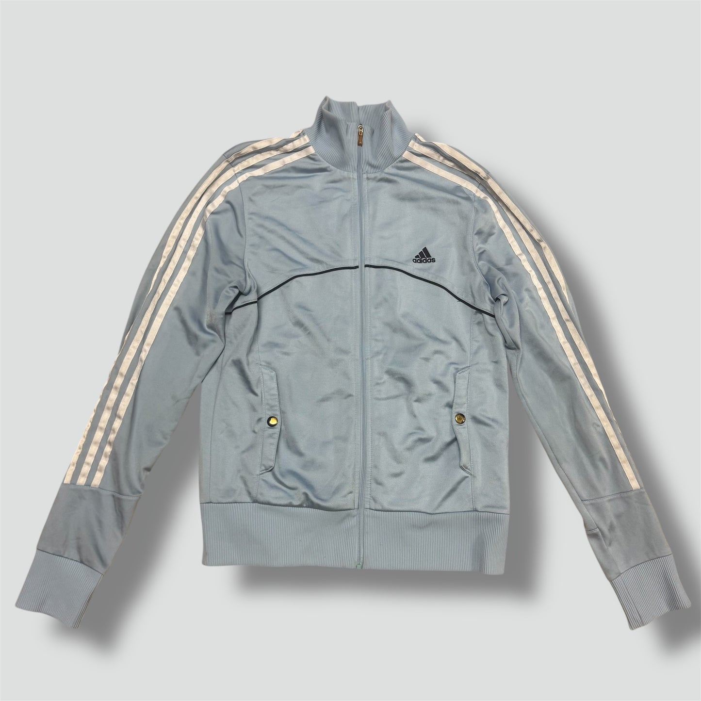 Adidas y2k vintage skyblue track jacket