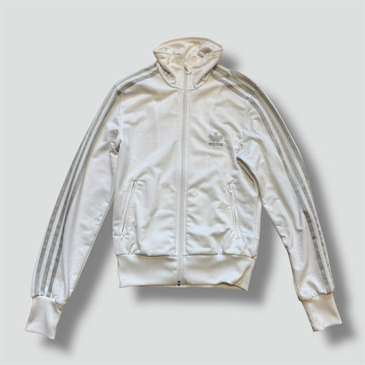 Adidas retro y2k white track jacket