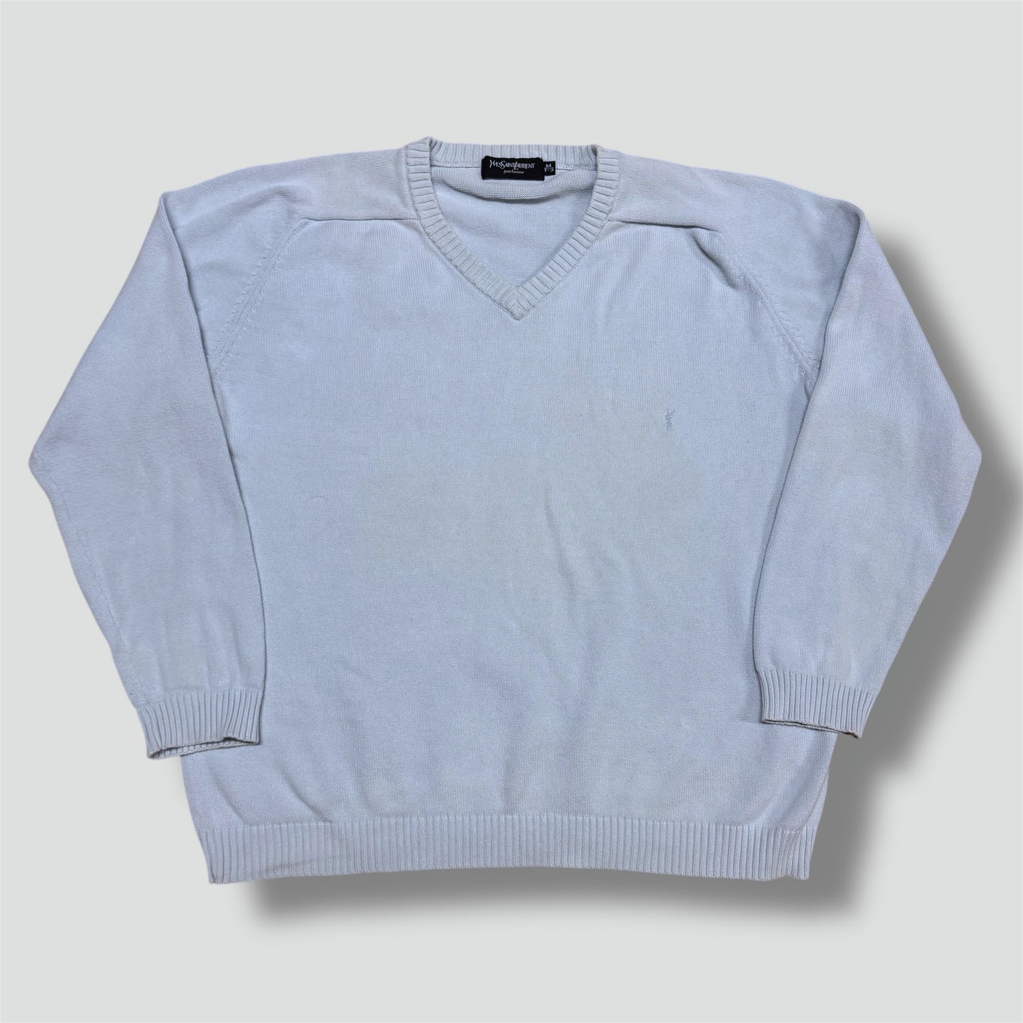 Yves Saint Laurent knitted v-neck sweatshirt