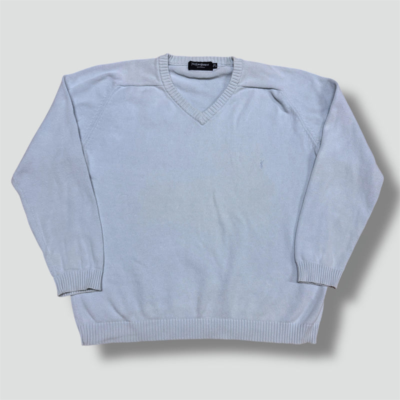 Sourced limited accessories and clothes Yves Saint Laurent knitted v-neck sweatshirt – Secondhand Streetwear