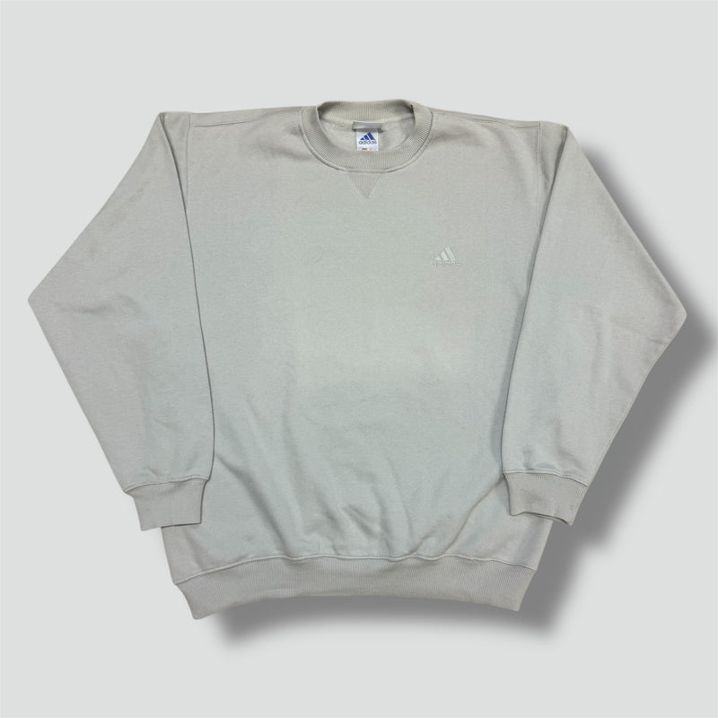 Sourced limited accessories and clothes Adidas cream vintage sweatshirt – Secondhand Streetwear
