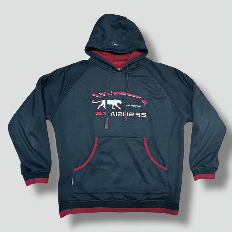 Sourced limited accessories and clothes Airness streetwear style black hoodie – Secondhand Streetwear