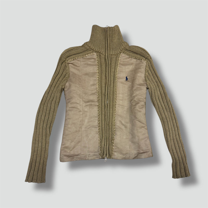 Sourced limited accessories and clothes Polo Ralph Lauren brown knitted jacket – Secondhand Streetwear