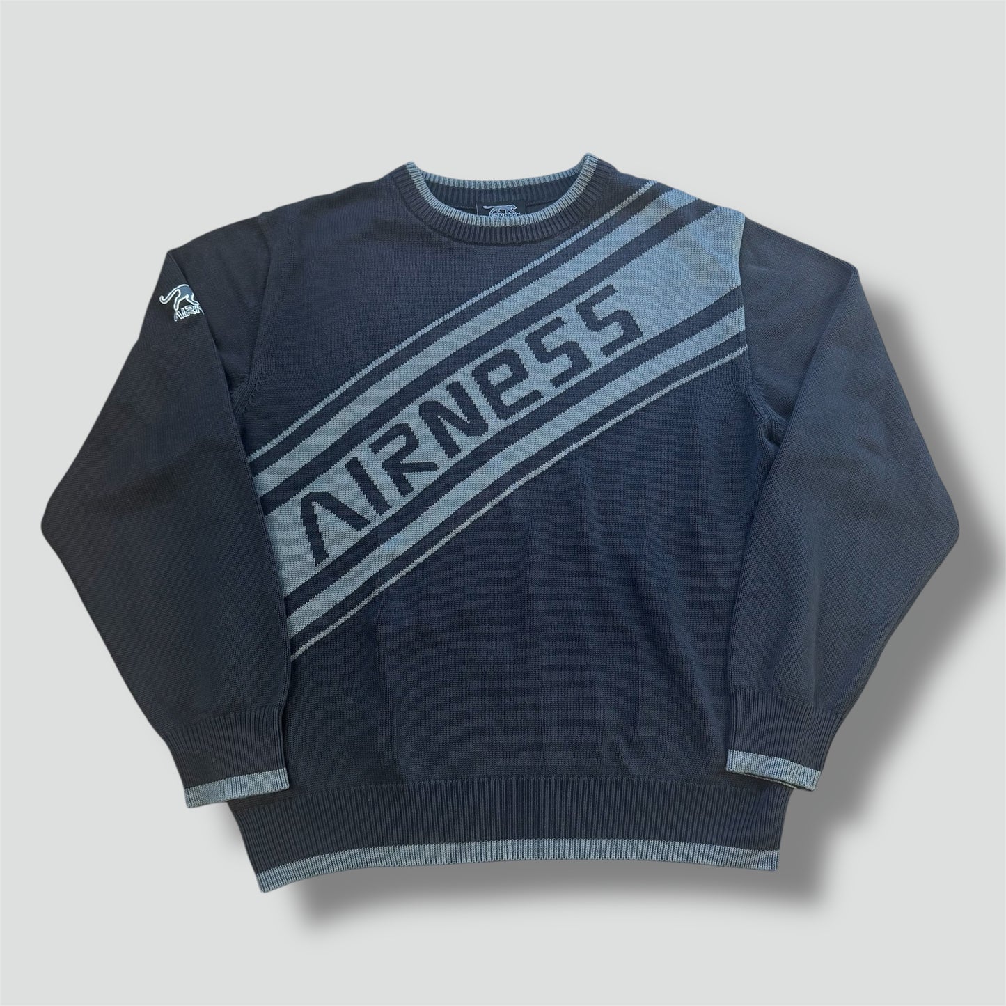 Airness vintage black knitted sweatshirt