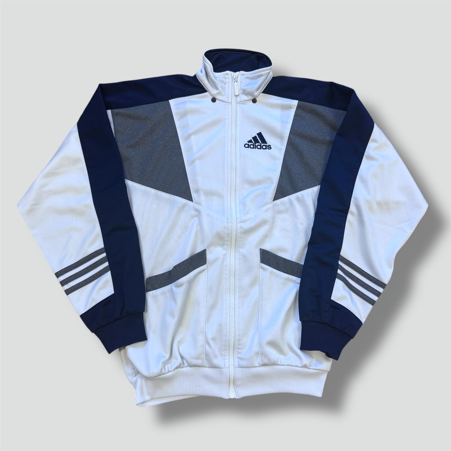 Adidas 90s vintage white track jacket