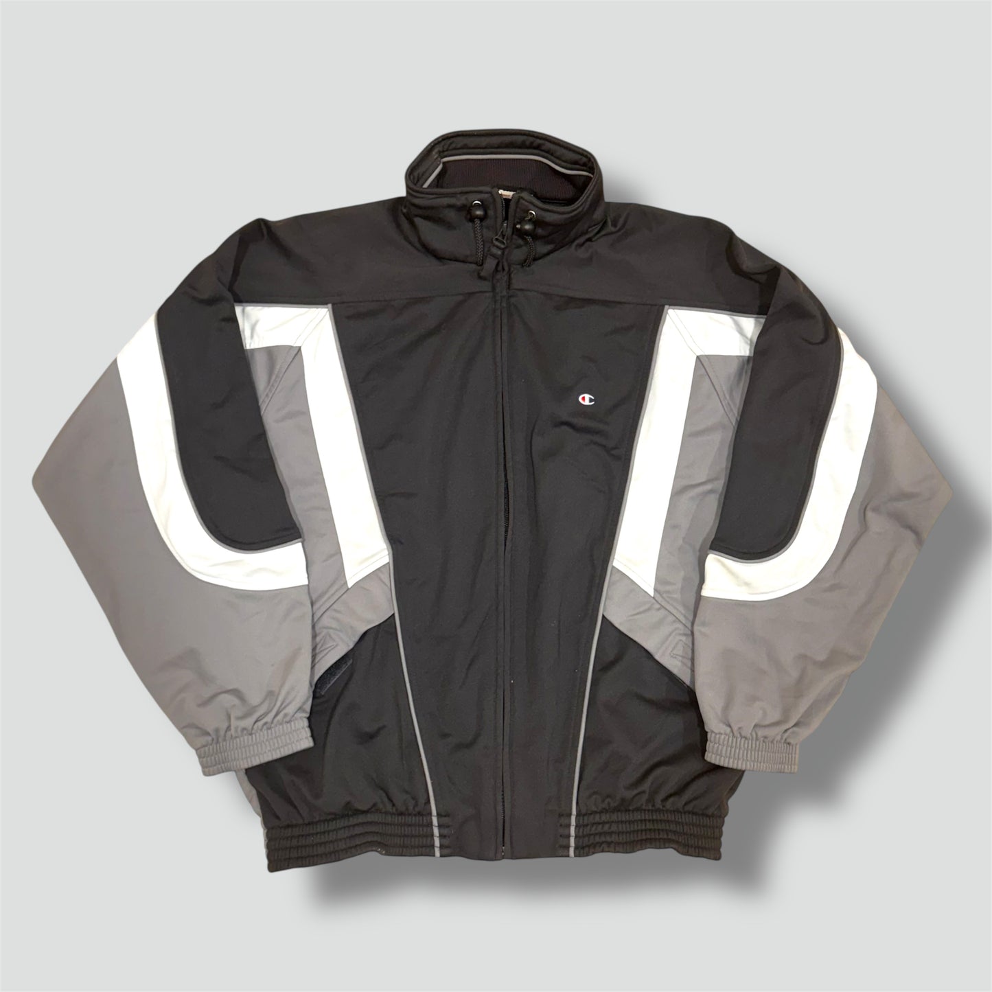 Champion USA grey vintage 00s track jacket