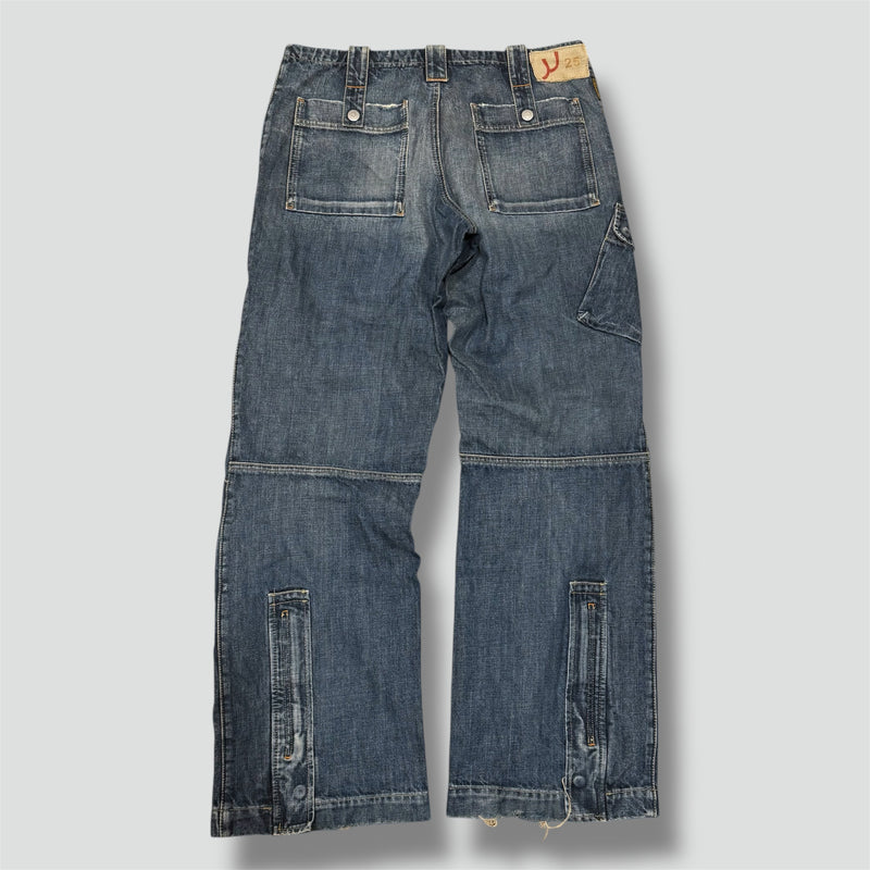 Sourced limited accessories and clothes Armani 25 vintage baggy denim cargo jeans – Secondhand Streetwear