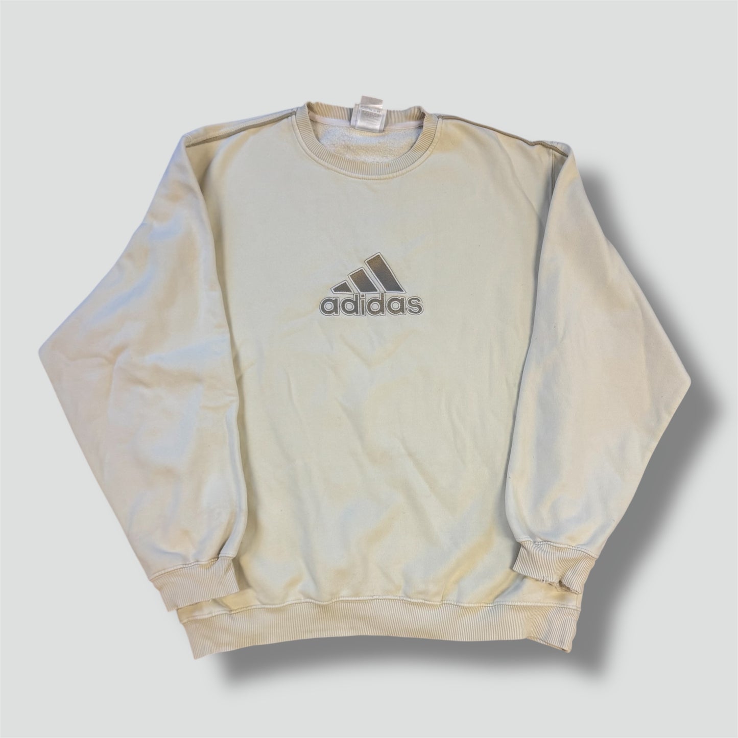 Adidas 90s cream vintage sweatshirt