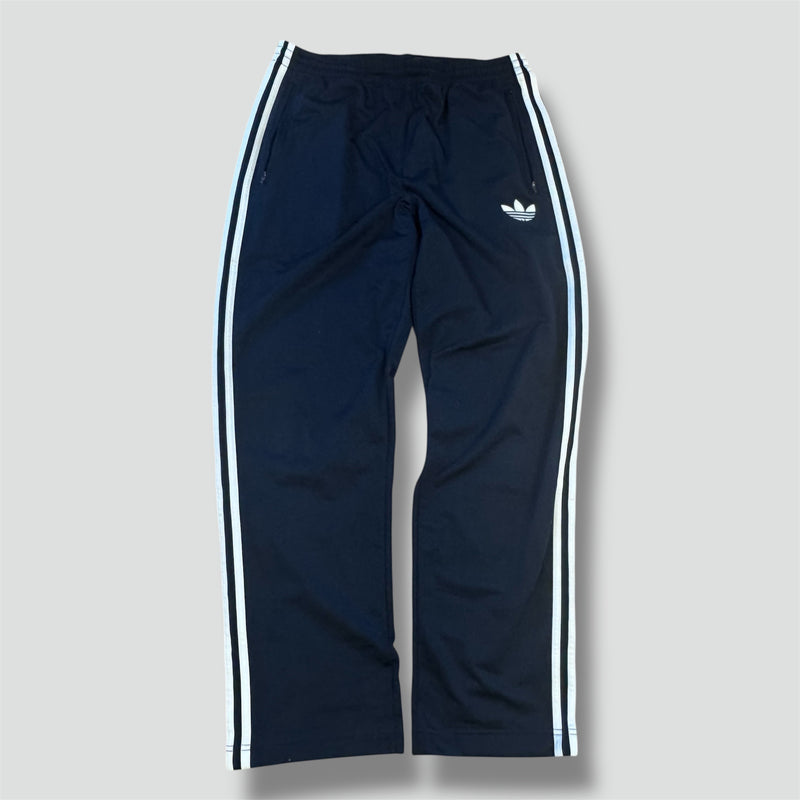 Sourced limited accessories and clothes Adidas three striped vintage baggy track pants – Secondhand Streetwear