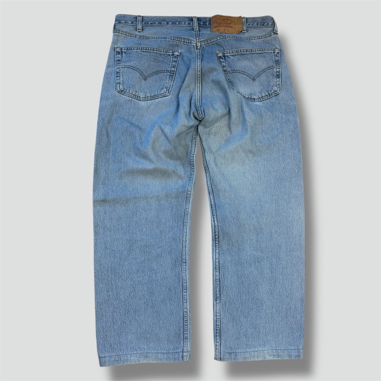Levi Strauss light blue baggy denim jeans