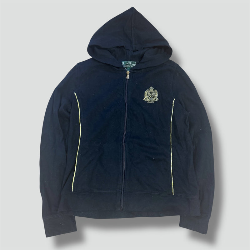 Sourced limited accessories and clothes Lauren Ralph Lauren Y2K black zip-up – Secondhand Streetwear