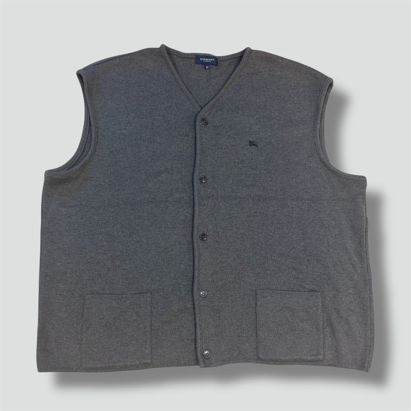 Sourced limited accessories and clothes Burberry London vintage brown wool vest – Secondhand Streetwear
