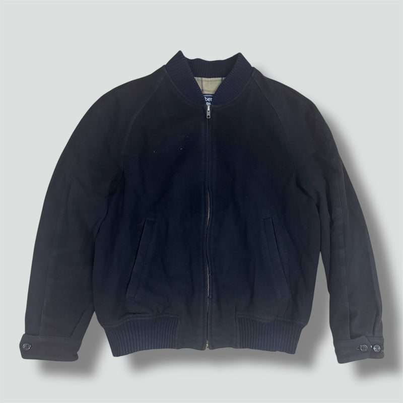Sourced limited accessories and clothes Burberry vintage black bomber coat – Secondhand Streetwear