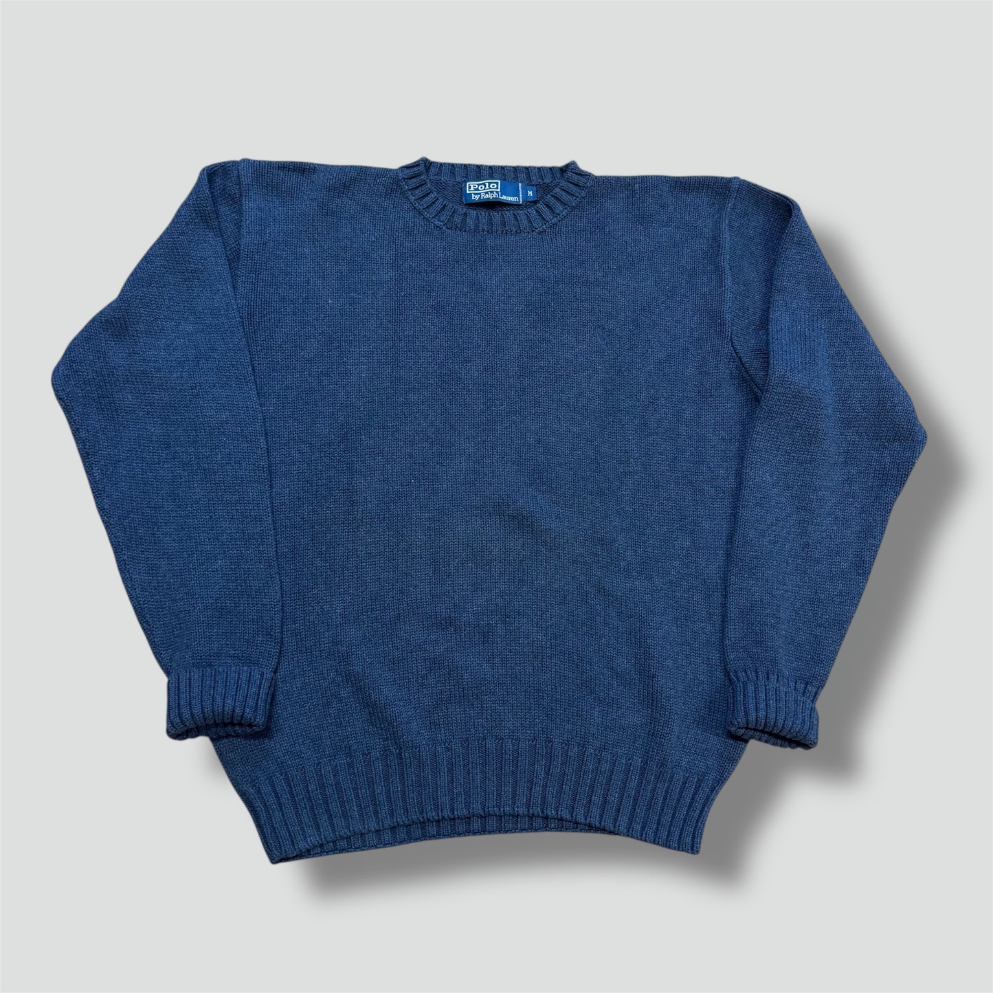 Polo Ralph Lauren vintage knitted blue sweatshirt