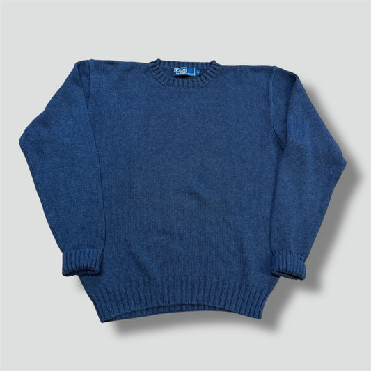 Polo Ralph Lauren vintage knitted blue sweatshirt