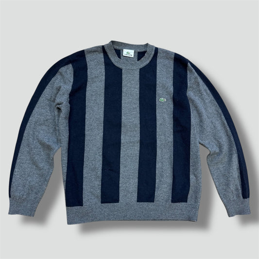 Lacoste striped vintage 90s wool sweatshirt