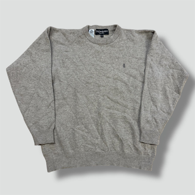 Sourced limited accessories and clothes Yves Saint Laurent vintage wool sweatshirt – Secondhand Streetwear