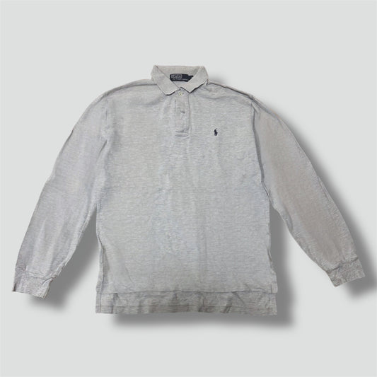 Polo Ralph Lauren grey long sleeve polo shirt