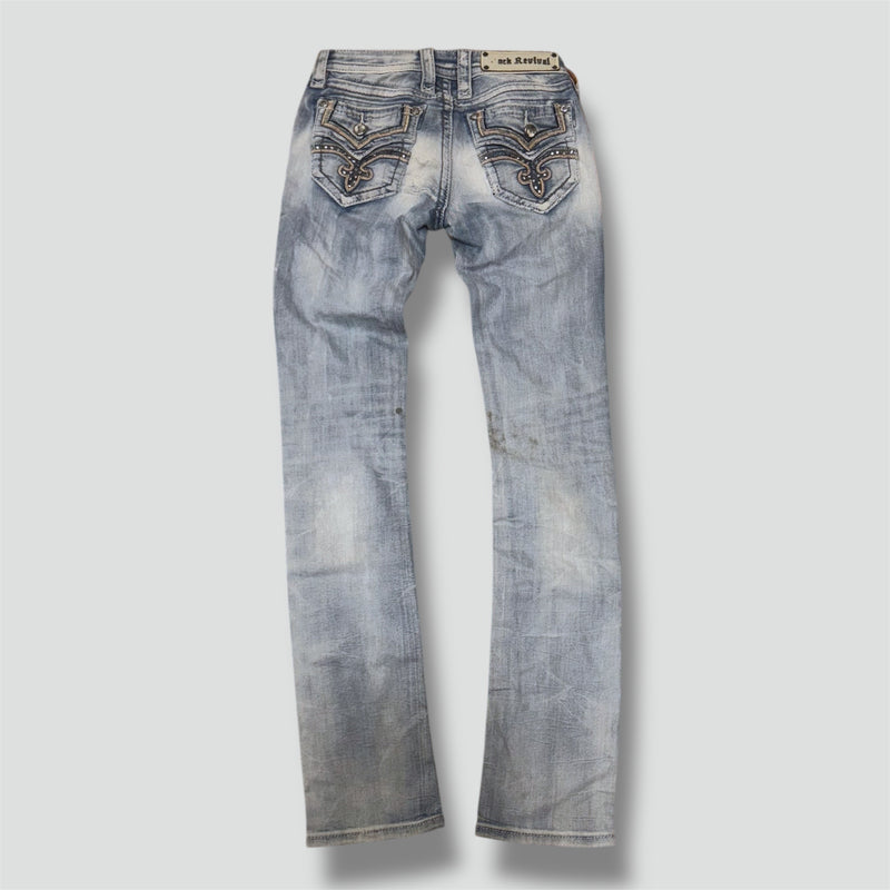 Sourced limited accessories and clothes Rock Revival y2k vintage women’s denim jeans – Secondhand Streetwear