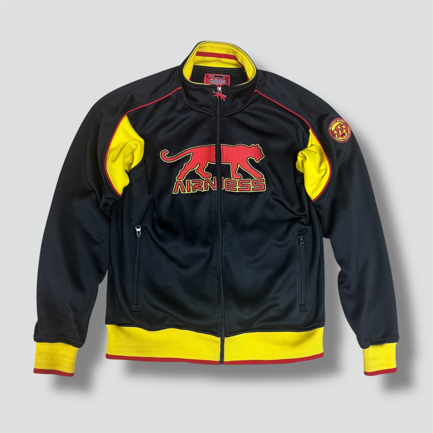 Airness y2k black streetwear track jacket