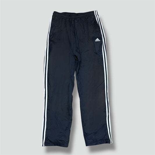 Adidas vintage three striped black track pants