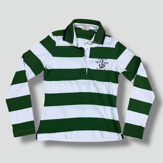 Thomas Burberry striped vintage women’s polo shirt