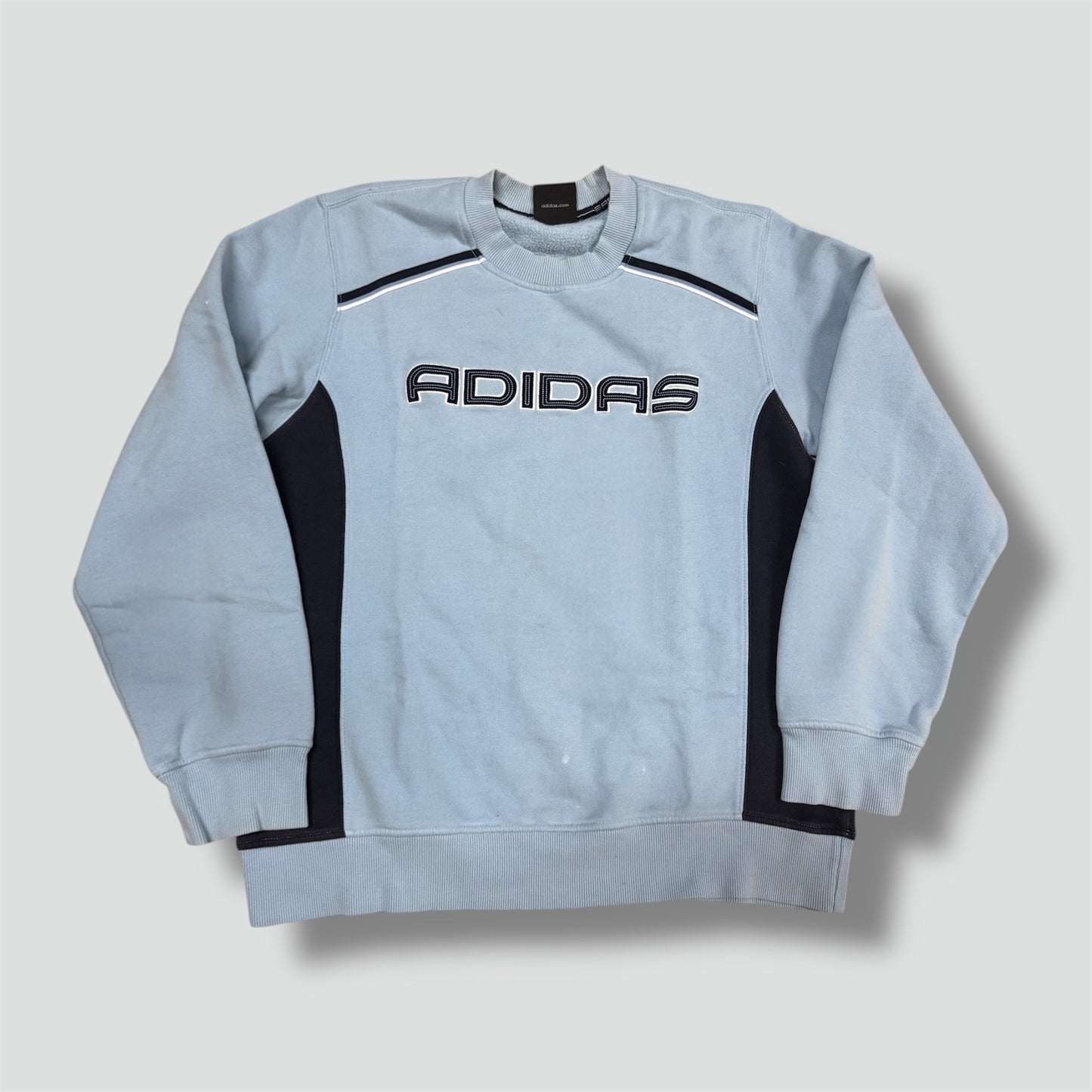 Adidas streetwear light blue sweatshirt