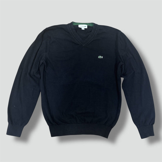 Lacoste dark blue v-neck sweater