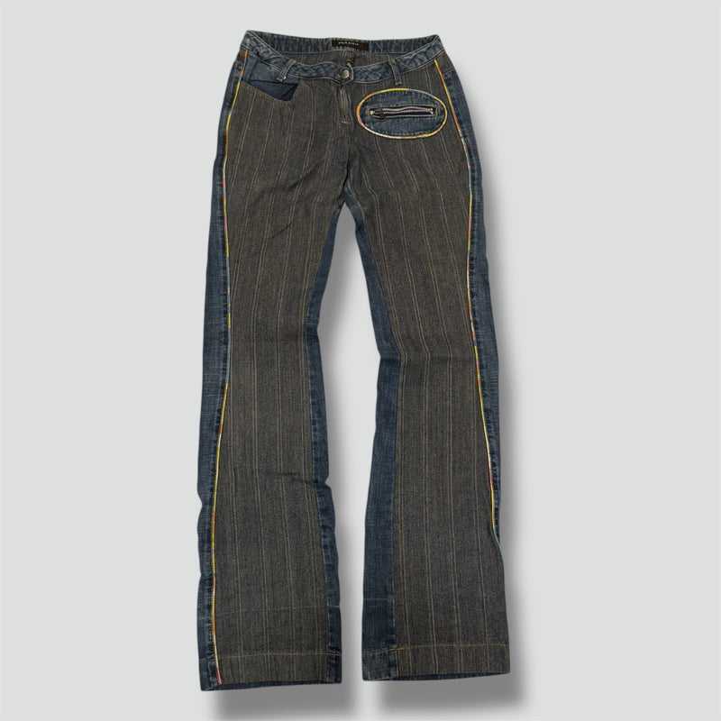 Sourced limited accessories and clothes Miss Sixty wide leg high waist y2k jeans – Secondhand Streetwear