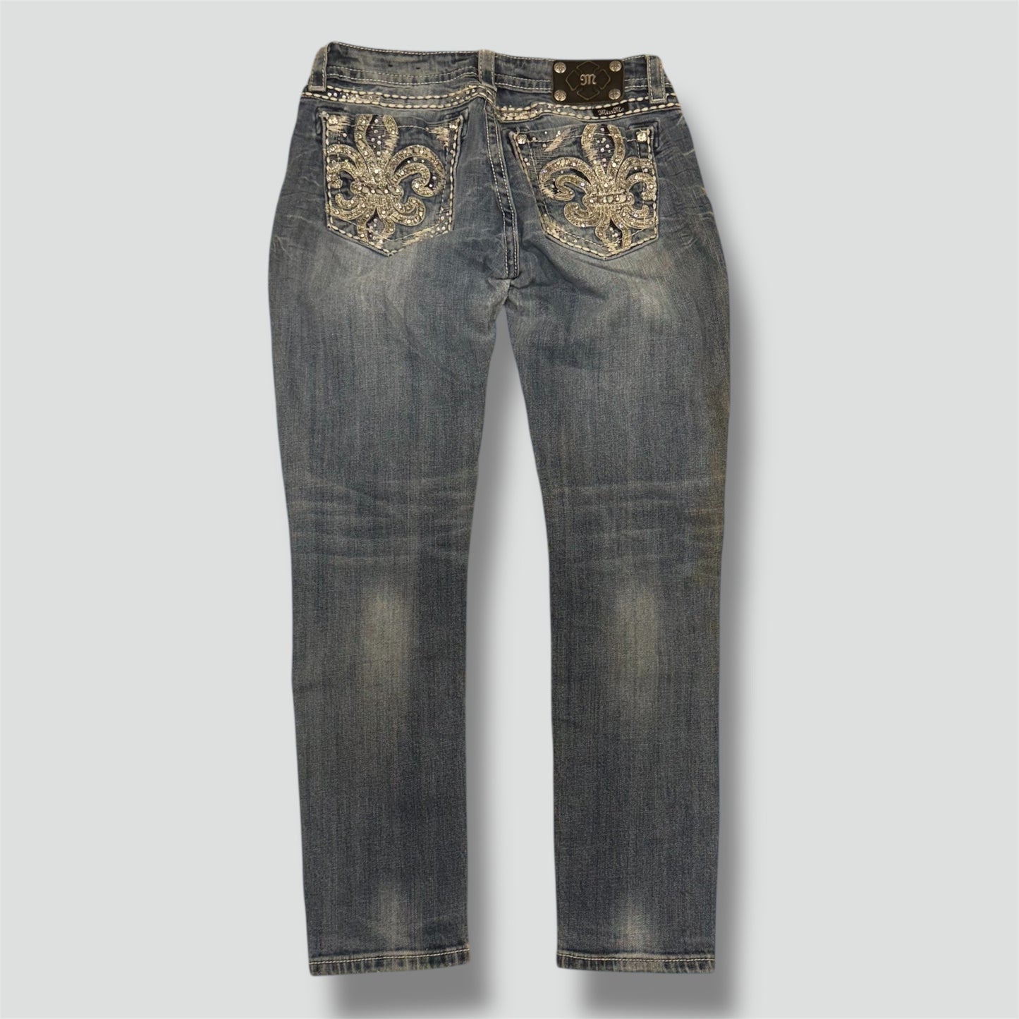 Miss Me y2k rhinestones classic denim jeans