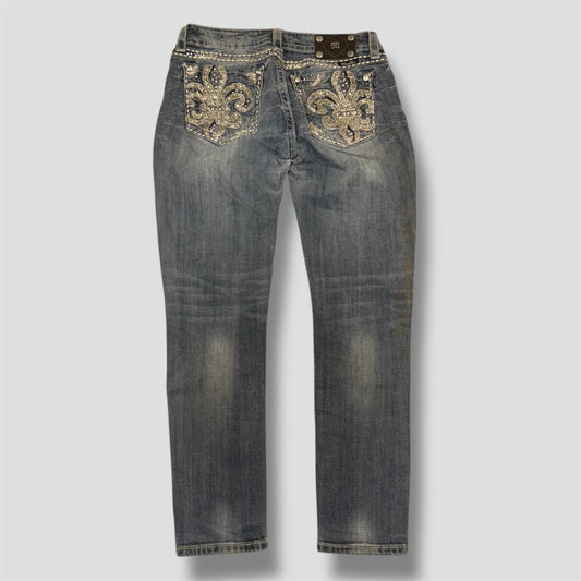 Miss Me y2k rhinestones classic denim jeans