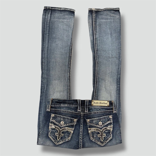Rock Revival y2k wide leg denim jeans