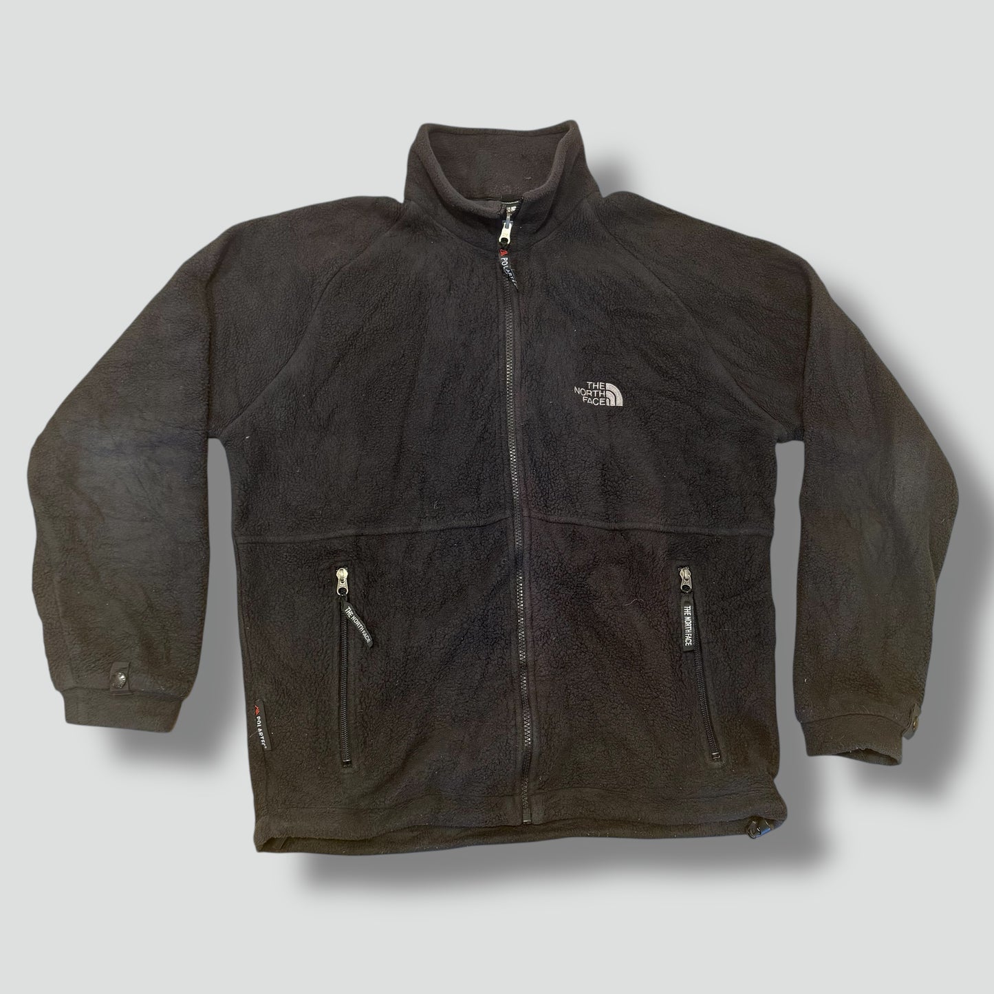 The North Face Polartec black fleece jacket