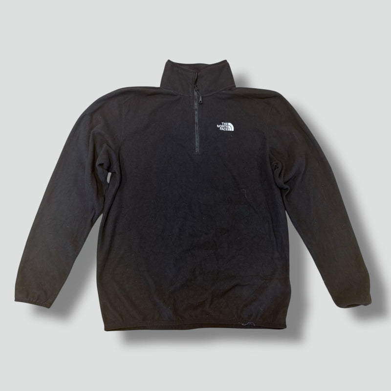 Sourced limited accessories and clothes The North Face black quarter zip fleece – Secondhand Streetwear