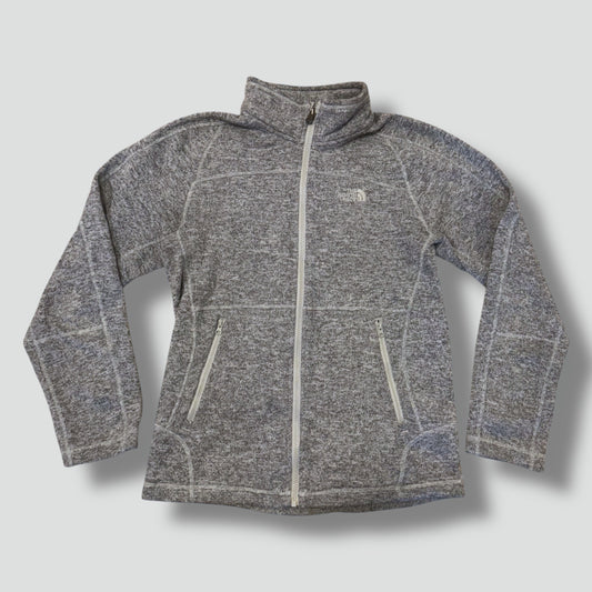 The North Face soft grey fleece jacket
