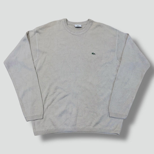 Lacoste vintage knitted crewneck wool sweater