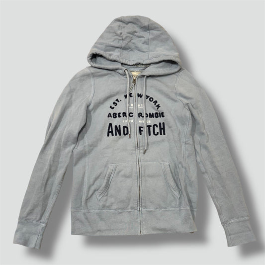 Abercrombie and Fitch blue zip-up hoodie