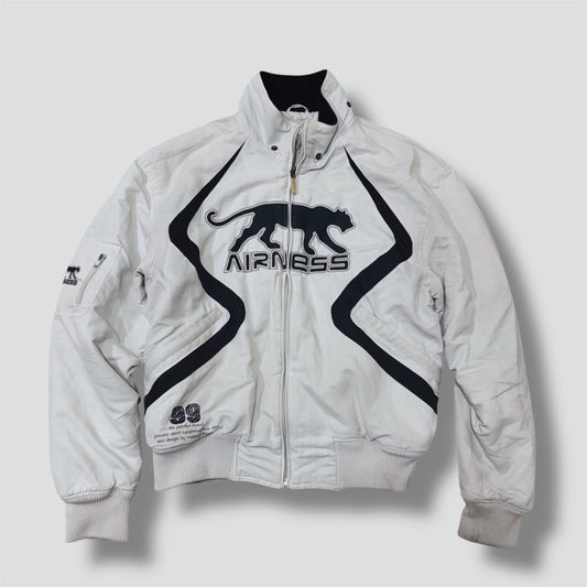 Airness white streetwear warm jacket
