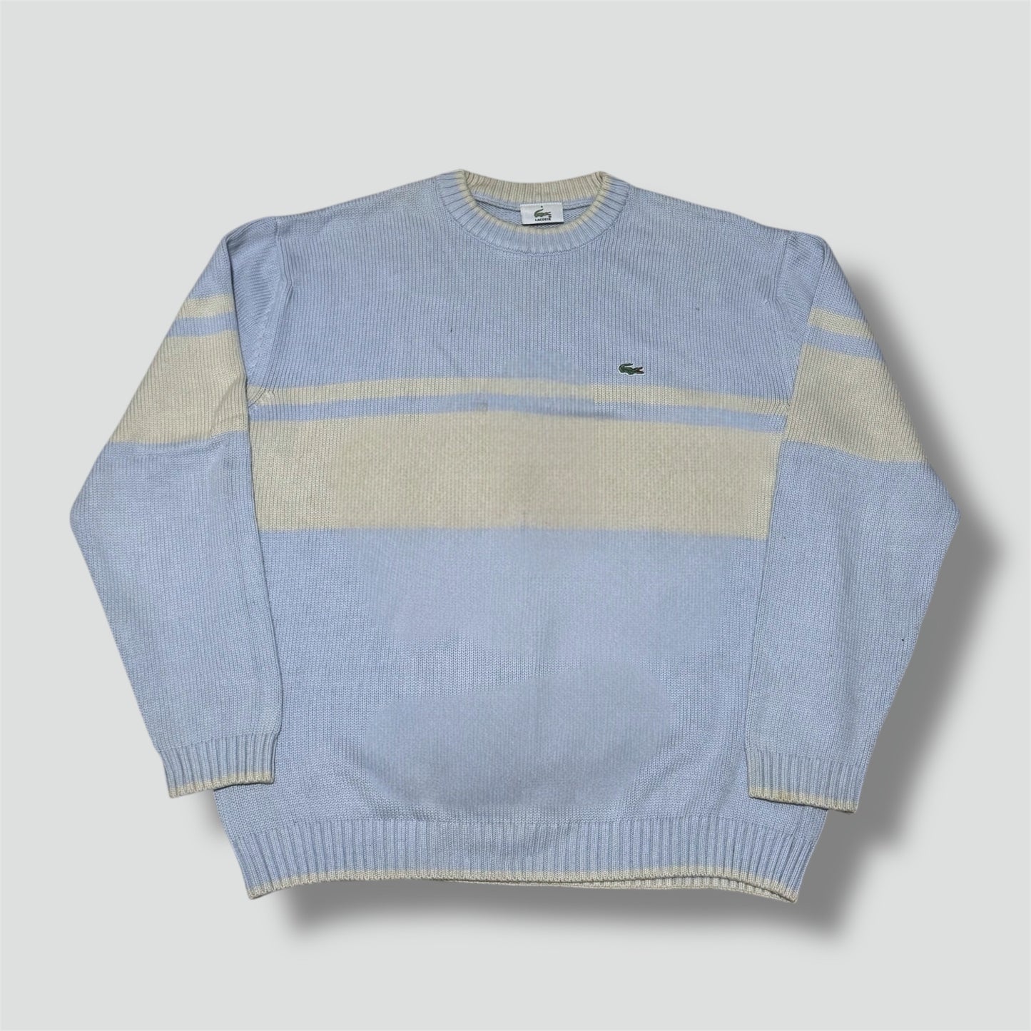 Lacoste vintage baby blue streetwear sweatshirt
