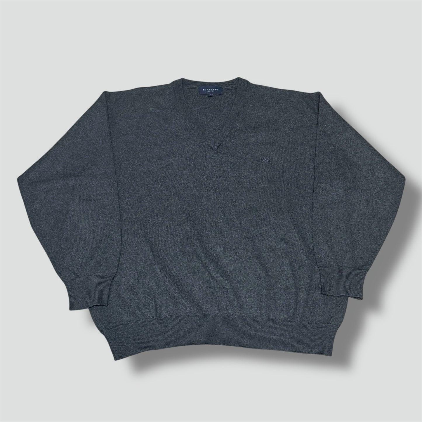 Burberry London vintage grey wool sweatshirt