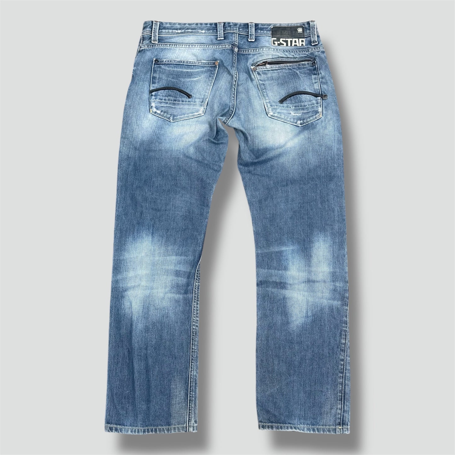 G-Star Raw slightly ripped straight jeans
