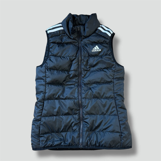 Adidas black three stripes casual vest