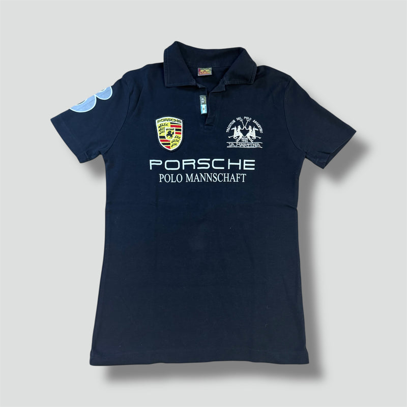 Sourced limited accessories and clothes La Martina Porsche Stuttgart slim polo – Secondhand Streetwear