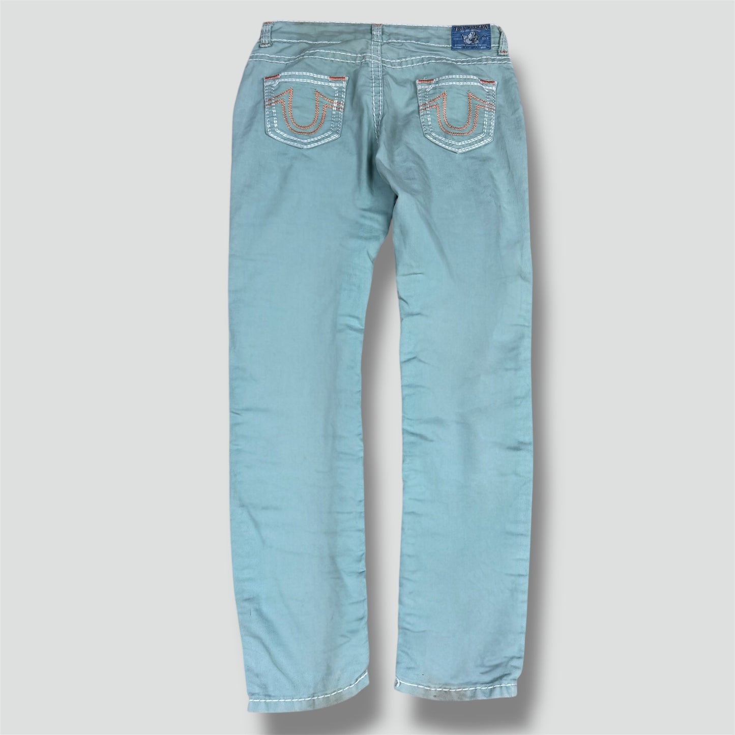 True Religion turquoise vintage pants