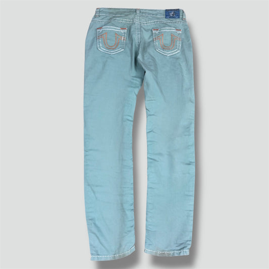 True Religion turquoise vintage pants