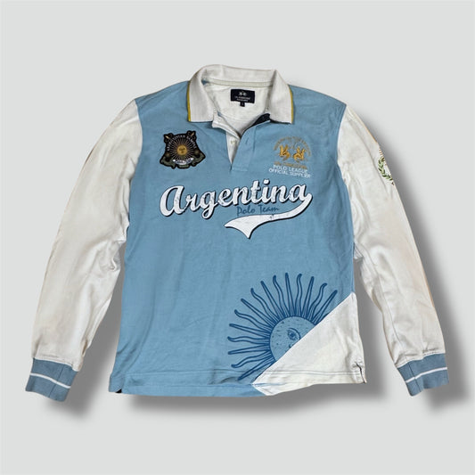 La Martina Argentina streetwear long sleeve polo