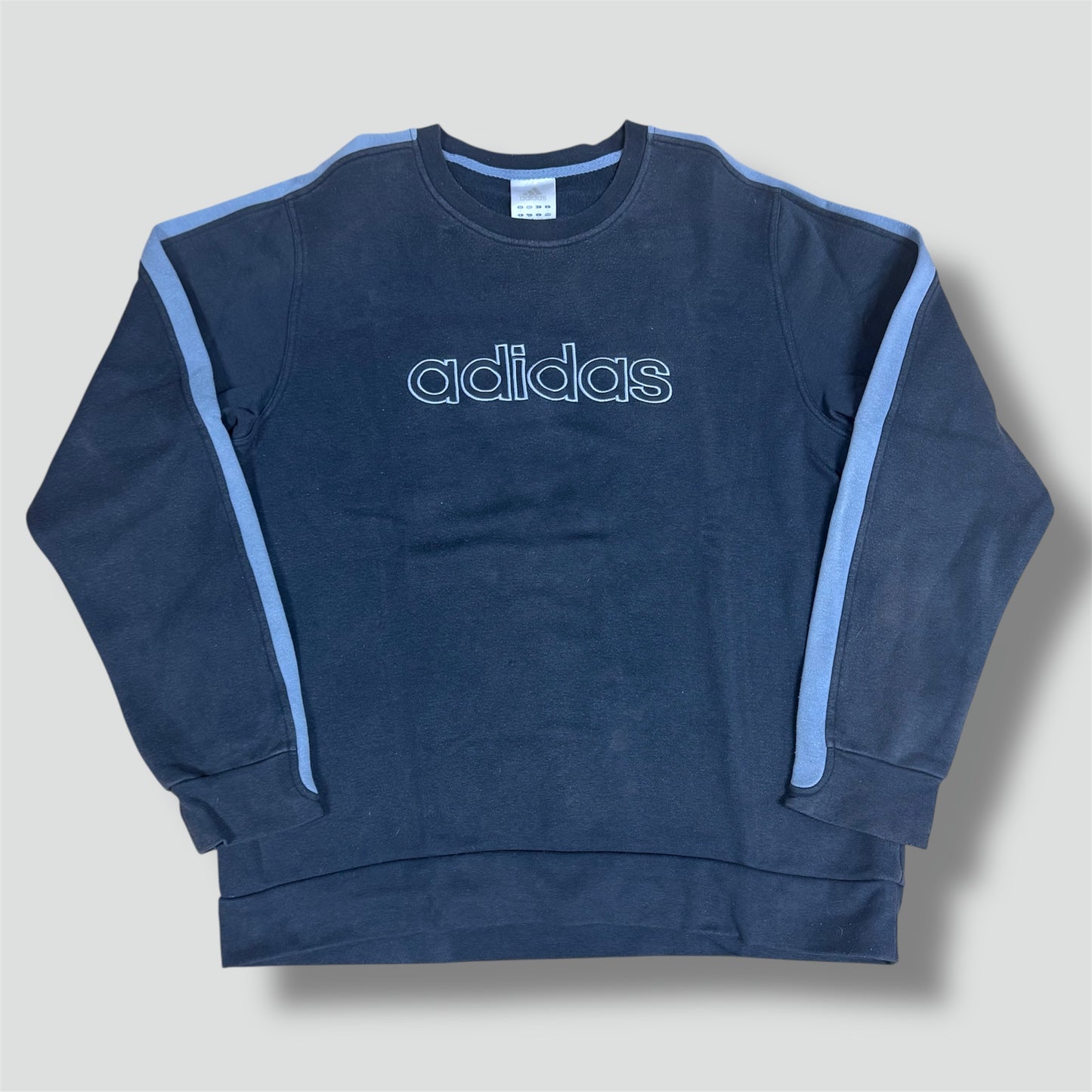 Adidas streetwear 00s blue sweatshirt