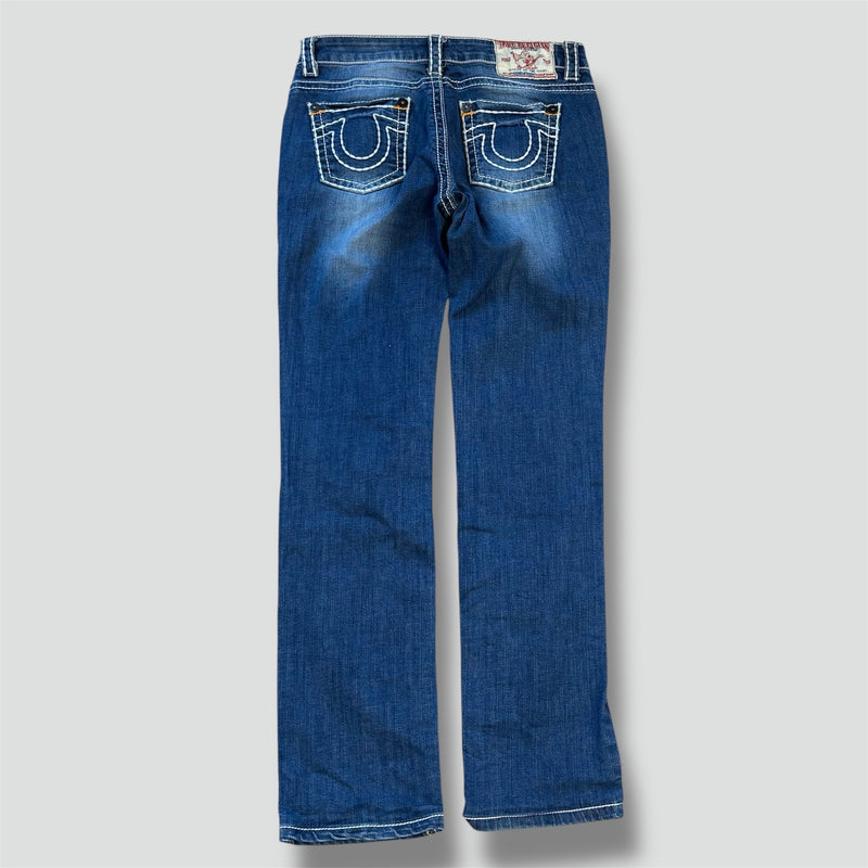 Sourced limited accessories and clothes True Religion straight blue vintage jeans – Secondhand Streetwear